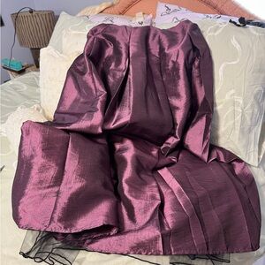 NWT Ekegany Purple Women's Skirt black tulle lining!!